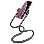 Baseus Neck Mounted Flexible Lazy Arm Holder Mount for iPhone / iPad / Tablet - Black